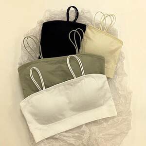 
New direct-selling underwear for girls in the developmental period for sports and running, shock-proof and anti-sagging tube top, beautiful back, small breasts, no steel rings