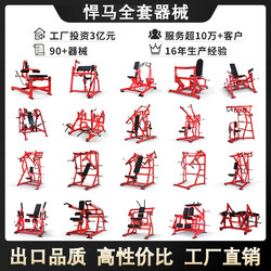 Gym-Specific Leg Extension and Flexion Machine, Commercial Butterfly Machine, Chest Press, High and Low Back Pull, Squat Strength Training Equipment