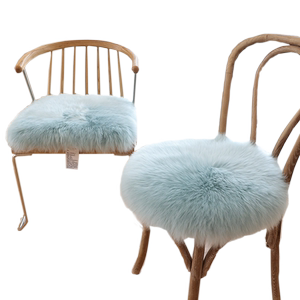 
Xiaosha Australian long-haired chair cushion square cushion round cushion carpet sofa cushion seat cushion pure wool stool cushion dining chair cushion