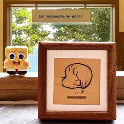 Infant and toddler fetal hair souvenir homemade baby fetal hair collection box DIY photo frame painting umbilical cord baby teeth preservation
