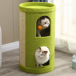 Cat House, Cat Scratching Board, Cat Climbing Frame, All-In-One, Suitable for All Seasons, Enclosed Tree House, Pet Supplies, Cat Bed, New Model Cat Villa