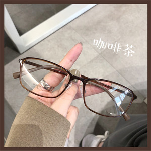 Ultra -light TR fashion Korean version of myopia glasses frame women can match the number of net reds, the same plain face face glasses