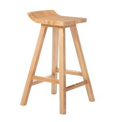 High Stool Chair, Solid Wood Bar Table and Chair, Bar Chair, Bar Front Desk Dining Table and Chair, American-Style Café, Home Use, Simple Design