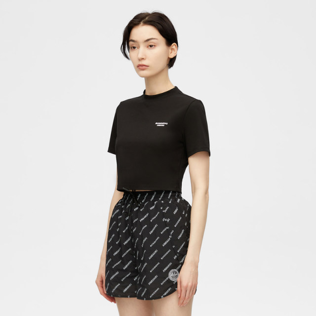 
Bosideng Olexia women's letter printed short-sleeved T-shirt simple and fashionable classic slim