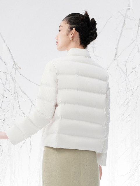 Bosideng Autumn Women's Short Modern New Chinese Style Elegant Fashion Stand Collar Down Jacket