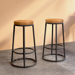 Bar Stool Iron Solid Wood High Chair Home Commercial Bar Milk Tea Shop Round Bar Chair Mobile Phone Shop Stool 1256