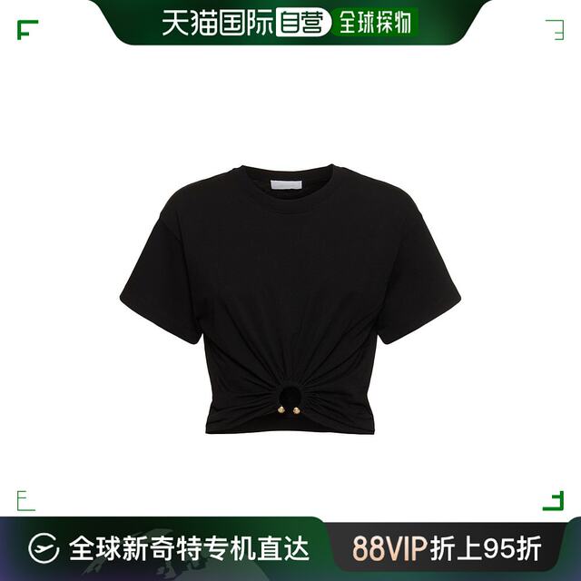 Hong Kong Direct Mailing Tide Luxury Ms. Rabanne Logo Cotton Short T ...