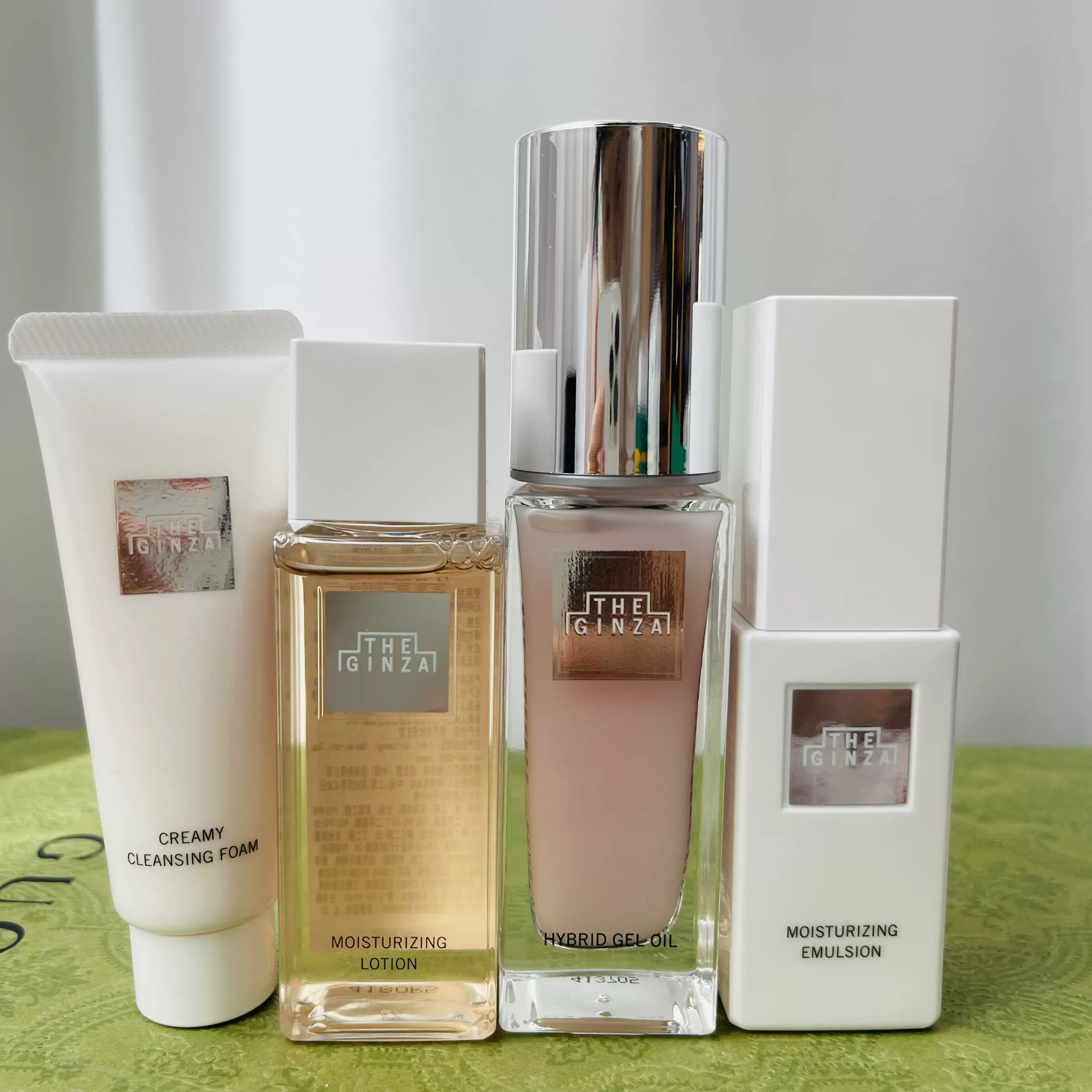 THE GINZA御银座水乳中小样套装澄晶粉水50ml 铂晶焕能乳液40g