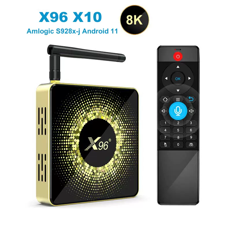 最佳中国电视盒S905X4 电视盒4G 32G/64G 带IPTV Stalker Portal