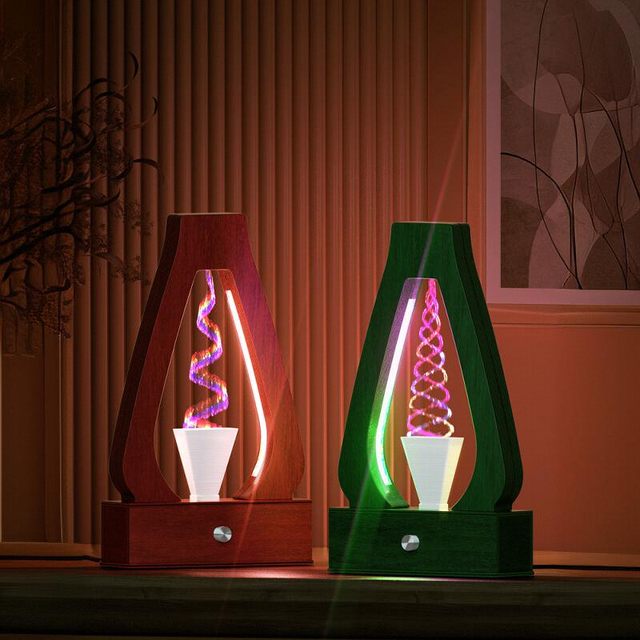 Magical water flow lamp anti-gravity spiral water flow lamp new Chinese craft decoration ornament for boyfriend and girlfriend birthday gift