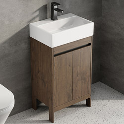 Deepened Bathroom Cabinet Combination for Small Apartments, Floor-Standing Washbasin Cabinet, Washbasin Cabinet, Balcony Washstand