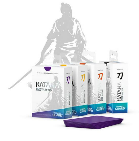 
UG Magic KATANA Card Set Pokémon PTCG Samurai Sword Board Game Commander Frosted Card Set Protective Case