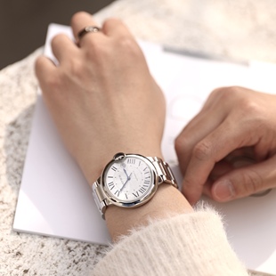 Cartier 蓝气球石英机械表