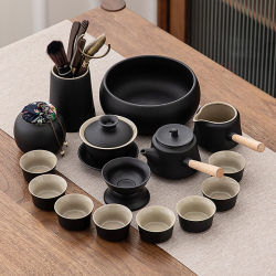 Ceramic Teapot Kung Fu Tea Set 2025 New Model for Home Living Room Tea Drinking Office Reception Gift