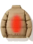Kiểm soát nhiệt độ thông minh áo khoác sưởi ấm cho nam giới Xiaomi Power Bank sưởi ấm quần áo tự động chống lạnh Áo khoác sưởi ấm mùa đông 