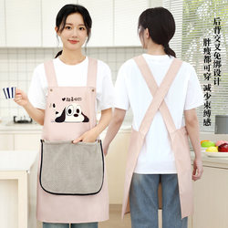 Apron 2026 New Model for Home Kitchen, Waterproof and Oil-Proof Cooking Workwear, Women's Waist Apron, Thin Style for Catering and Work Use