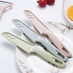Fruit Knife, Peeler, Household Sharp Knife, Dormitory Portable Small Knife Set, Stainless Steel Multi-Functional Kitchen Fruit Knife