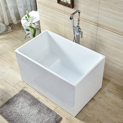 Acrylic Mini Bathtub, Small Apartment Bathtub, Japanese-Style Sitting Bathtub, Trendy Adult Home Bathtub