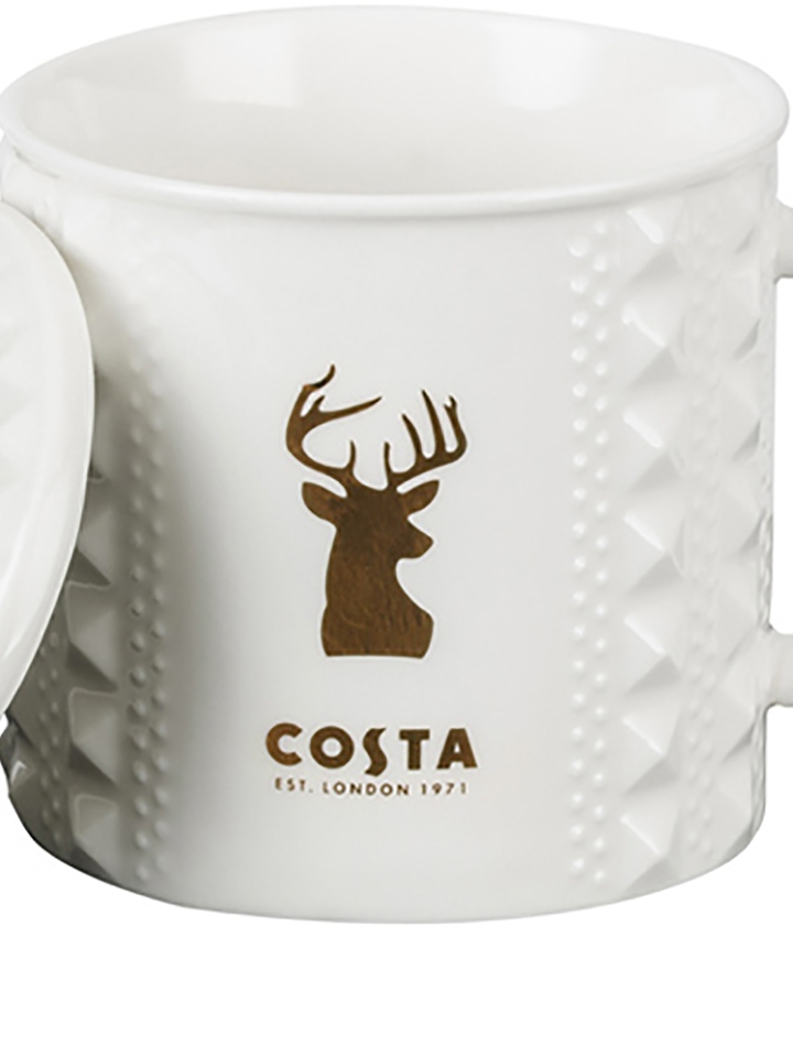 Costa 马克杯带盖男女陶瓷复古