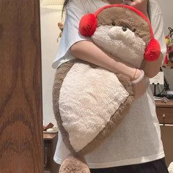 Cute Seal Doll Sleeping Pillow, Plush Toy on the Bed, Extra Large and Super Soft Pillow, Sea Otter Doll, Birthday Gift