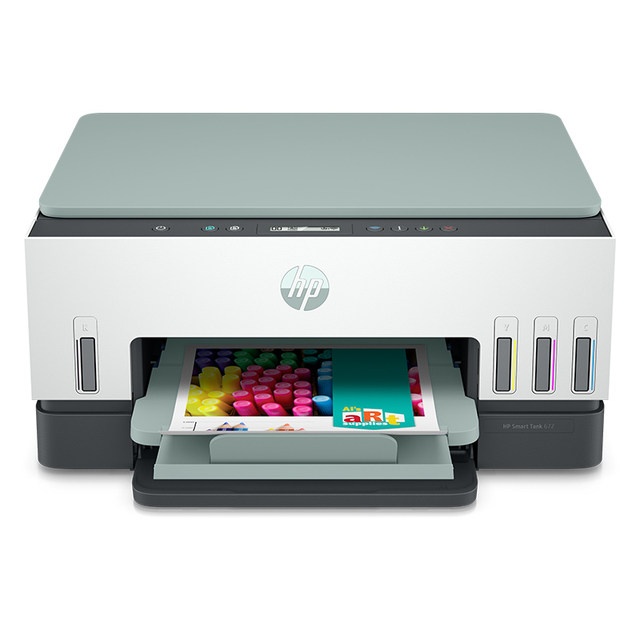 Hp Double Sided Printer And Scanner HP HP tank672 color automatic double-sided printer home copy scanning