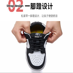 Children's Slip-On Shoes, Boys' Sports Shoes, Girls' Sneakers, Medium and Large Children's Shoes, Spring New Style Genuine Leather Casual Shoes, Trendy