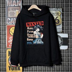 The Melancholy of Haruhi Suzumiya Nagato Yuki Round Neck Long Sleeve Sweatshirt Fleece Jacket Autumn and Winter Clothes