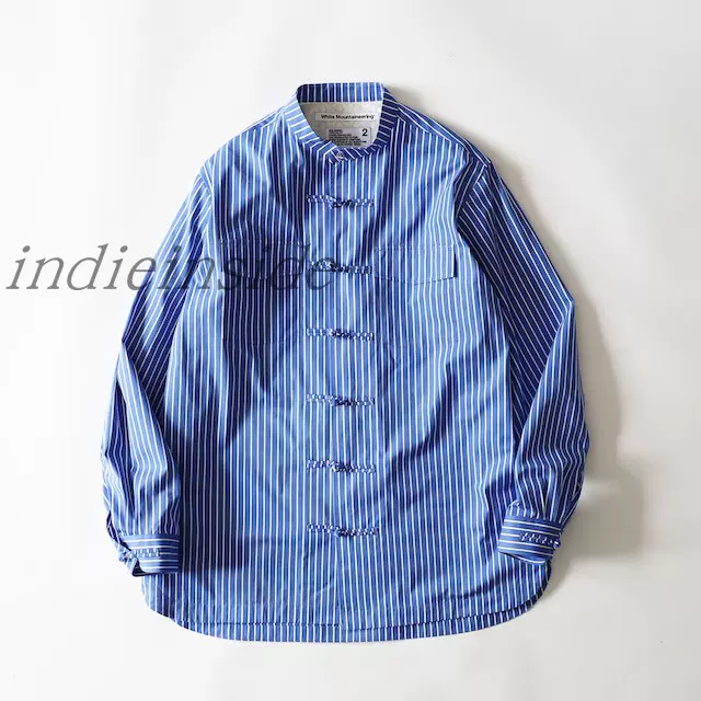 订购White Mountaineering 22SS THOMAS MASON CHINA SHIRT衬衫