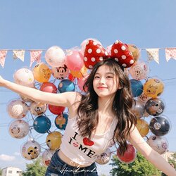 Disney Headband Plush Headband for Kidsren and Adults Cute Bow Family Equipment Photo Props Hair Accessories