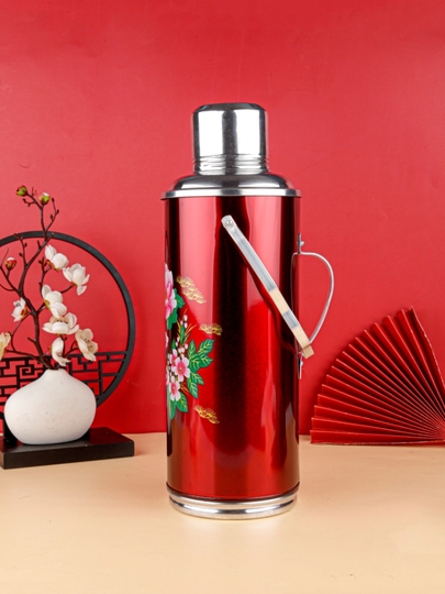 Bridge of Dreams 2L-3L Vintage Thermos - Chinese Style Aluminum Water Bottle