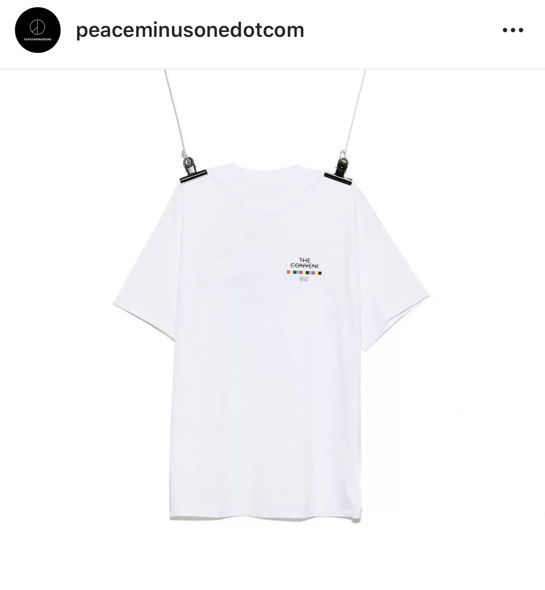 peaceminusone x 藤原浩THE CONVENI t恤短袖-Taobao