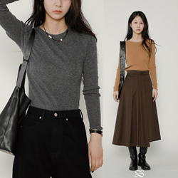 [now] Eightsense 23 Autumn Tightly Seamed 18-stitch Craftsmanship Water-like Wool Sweater