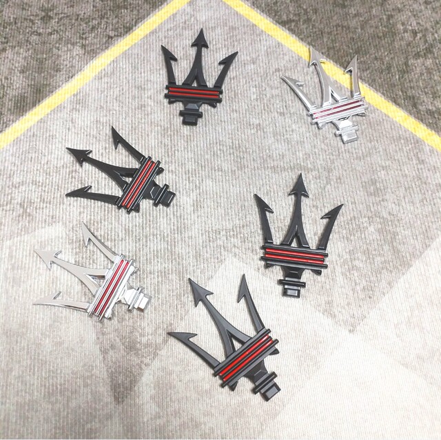 Suitable for new Maserati car logo modification black Geberi Levante ...