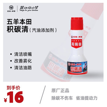 Wuyang Honda Carbon Cleaning Fuel Additive Deposition and Carbon Cleaning