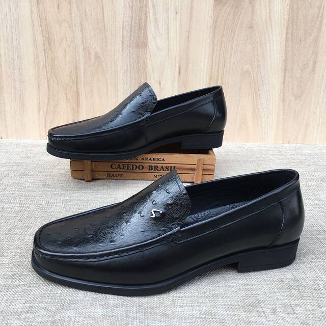 Cowhide Genuine Leather High-quality Leather Men's Shoes ( on Clearance )