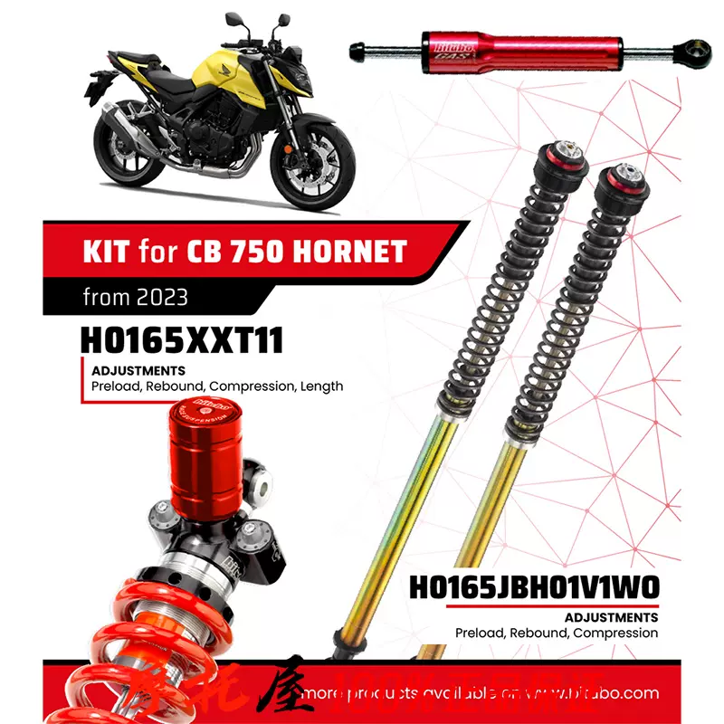 意大利Bitubo赛用川崎ZX-6R小牛改装避震器内芯叉芯前后避震