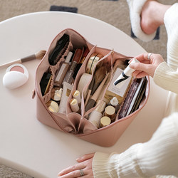 Cosmetic Bag for Women 2025 New Model Portable Large-Capacity Hand-Held Makeup Brush Storage Bag High-End Travel Toiletry Bag