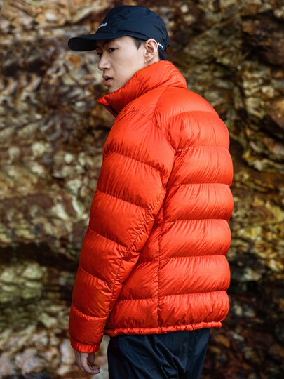モンベル メンズ 800フィルパワー ダウンジャケット - スタンドカラー