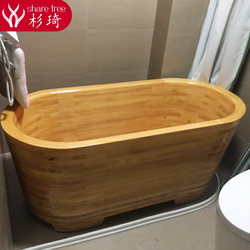 Shanqi Beauty Salon Oak Thickened Wooden Bath Barrel Adult Soaking Wooden Bathtub Home Use Adult Bath Barrel Bathtub