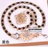 Dress accessories waist chain women,s versatile simple sweet belt large size pearl chain decoration skirt