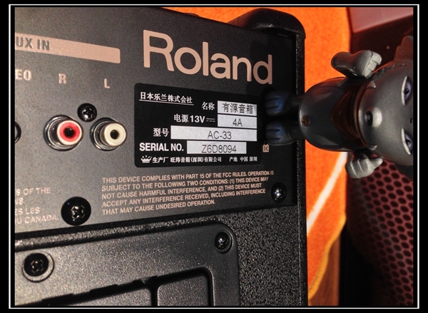 罗兰/roland ac-33 ac33 民谣 木吉他音箱 音响 电箱琴音箱 包邮