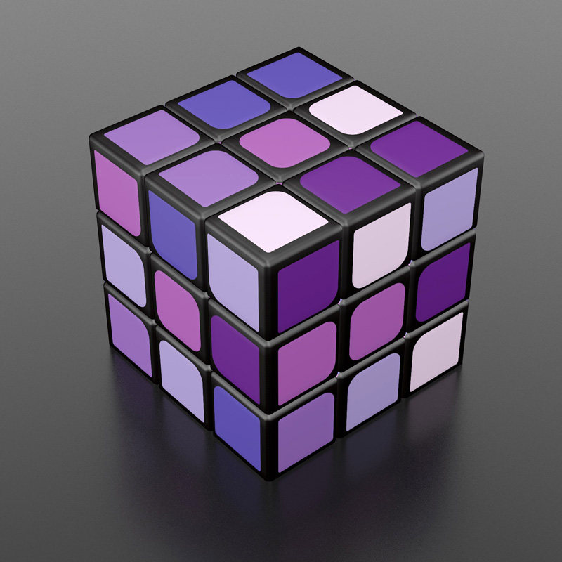 Rubuxcube Custom-Made Rubik's Cube - Creative Color Educational Toy Set for ...