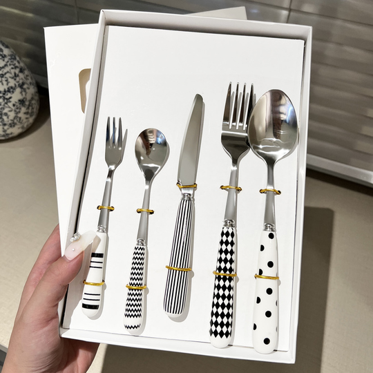 ステンレススチール フォークとナイフのセット 【水族館】ステンレス