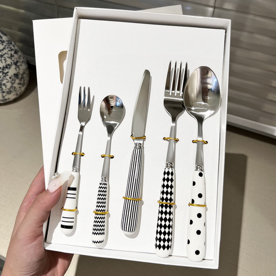 ステンレス ステーキナイフ フォーク セット 洋食器 インススタイル 高級 