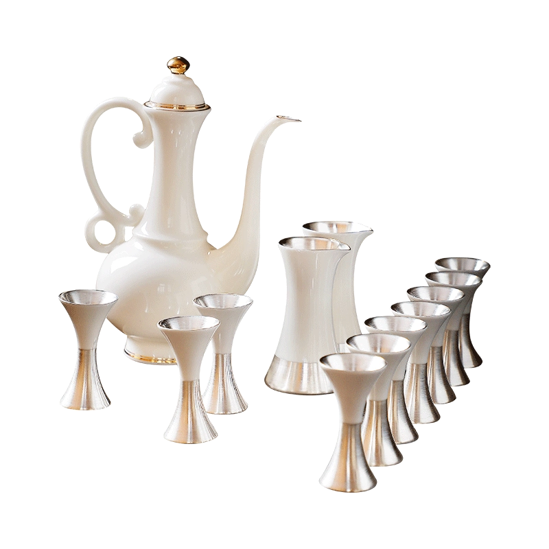 徳力造 銀製 鎚目銀杯 酒杯 一對 約92g V R7744 Yahoo!オークション -「酒