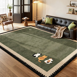 Medieval Style Carpet for Living Room, 2026 New Model, Washable and Wipeable, Suitable for Sofa and Bedroom, High-End Waterproof and Stain-Resistant Floor Mat