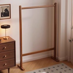 Clothes Rack Floor-Standing Bedroom Home Coat Rack Room Indoor Clothes Hanger Space-Saving Clothes Storage Rack Shelf