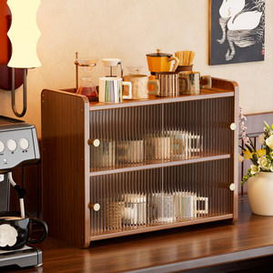 
Desktop cup rack to store water cups, coffee cups, tea cups, tea sets on the dining table, dust-proof display cabinet, small cup holder