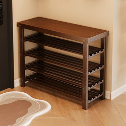 Shoe Rack for Home Entrance, Multi-Layer Dust-Proof Shoe Cabinet, Storage Rack, Simple Modern Entryway Solid Wood Storage Shoe-Changing Bench