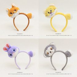 Zootopia Judy Rabbit Police Officer Headband Cute Nick Fox Hairpin Funny Photo Cartoon Headband for Women